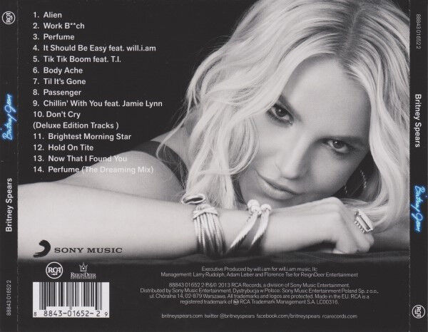 BRITNEY SPEARS – BRITNEY JEAN (2013) - CD DELUXE EDITION JEWEL CASE AMBALAJINDA SIFIR