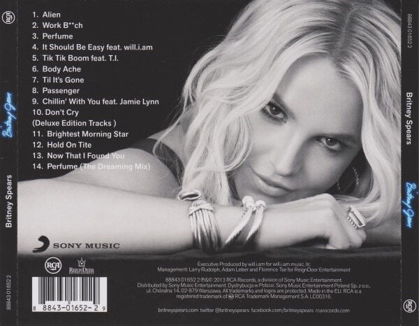 BRITNEY SPEARS – BRITNEY JEAN (2013) - CD DELUXE EDITION JEWEL CASE AMBALAJINDA SIFIR