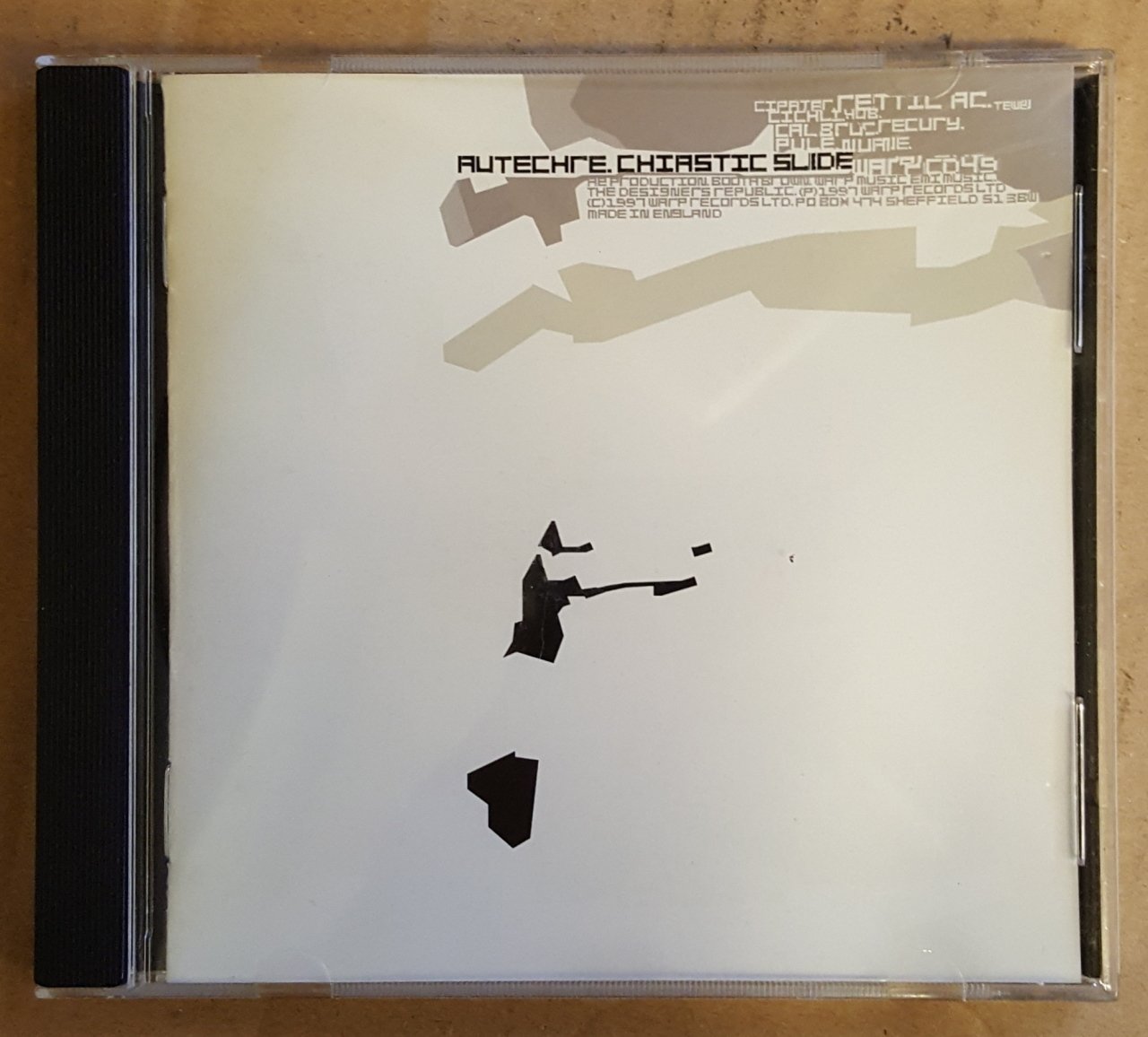 AUTECHRE - CHIASTIC SLIDE (1997) - CD ABSTRACT IDM 2.EL