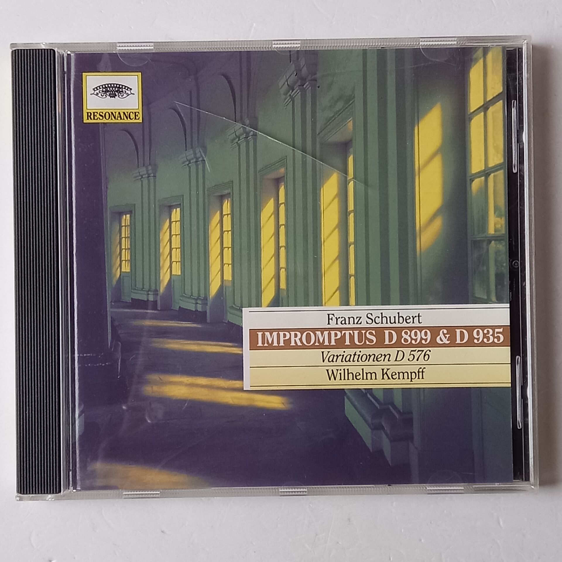 SCHUBERT: IMPROMPTUS D 899 & D 935 - VARIATIONEN D 576 - WILHELM KEMPFF - CD REMASTERED 2.EL