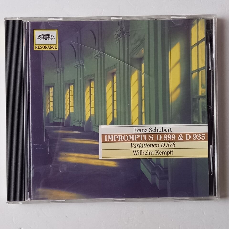 SCHUBERT: IMPROMPTUS D 899 & D 935 - VARIATIONEN D 576 - WILHELM KEMPFF - CD REMASTERED 2.EL