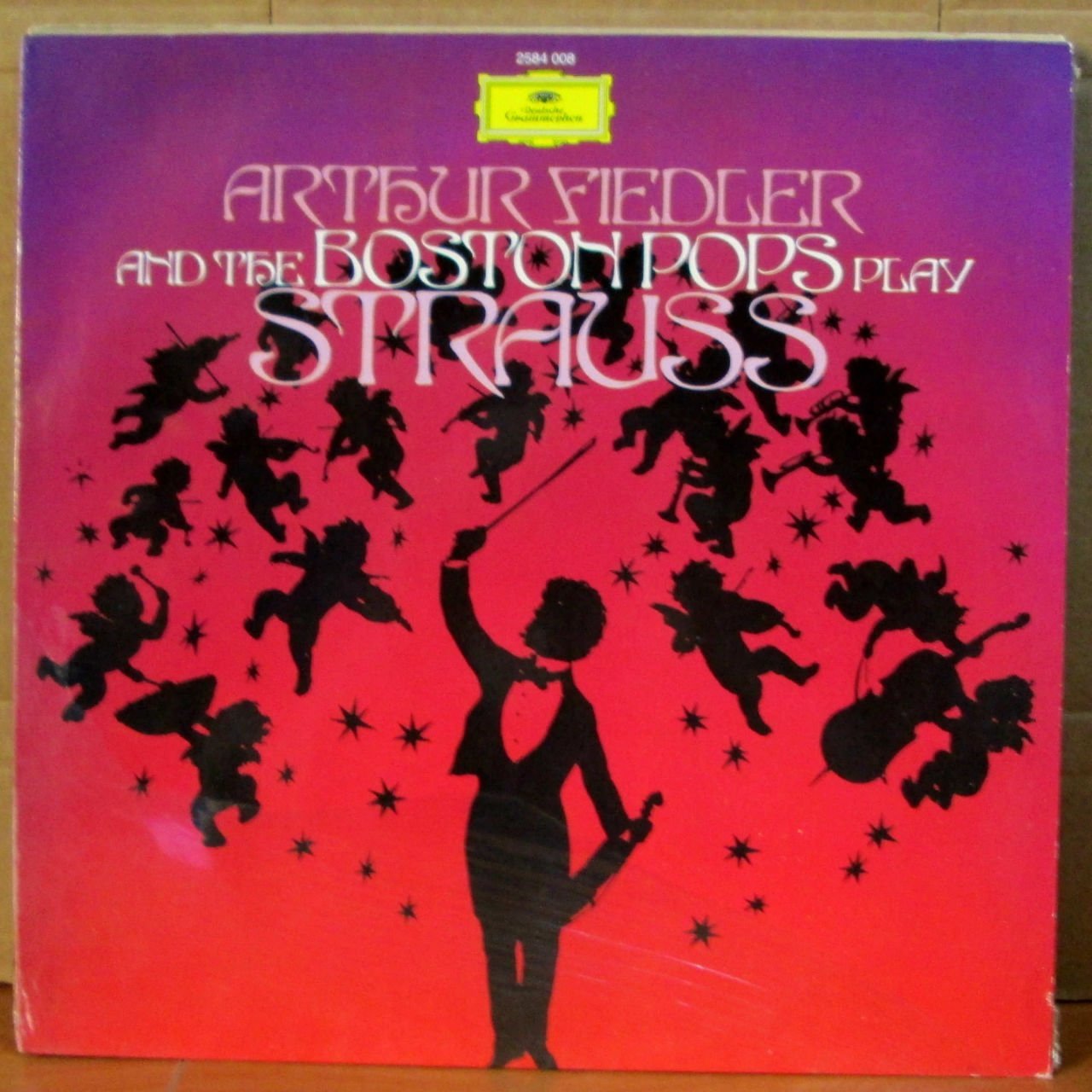 ARTHUR FIEDLER BOSTON POPS play STRAUSS LP 2.EL