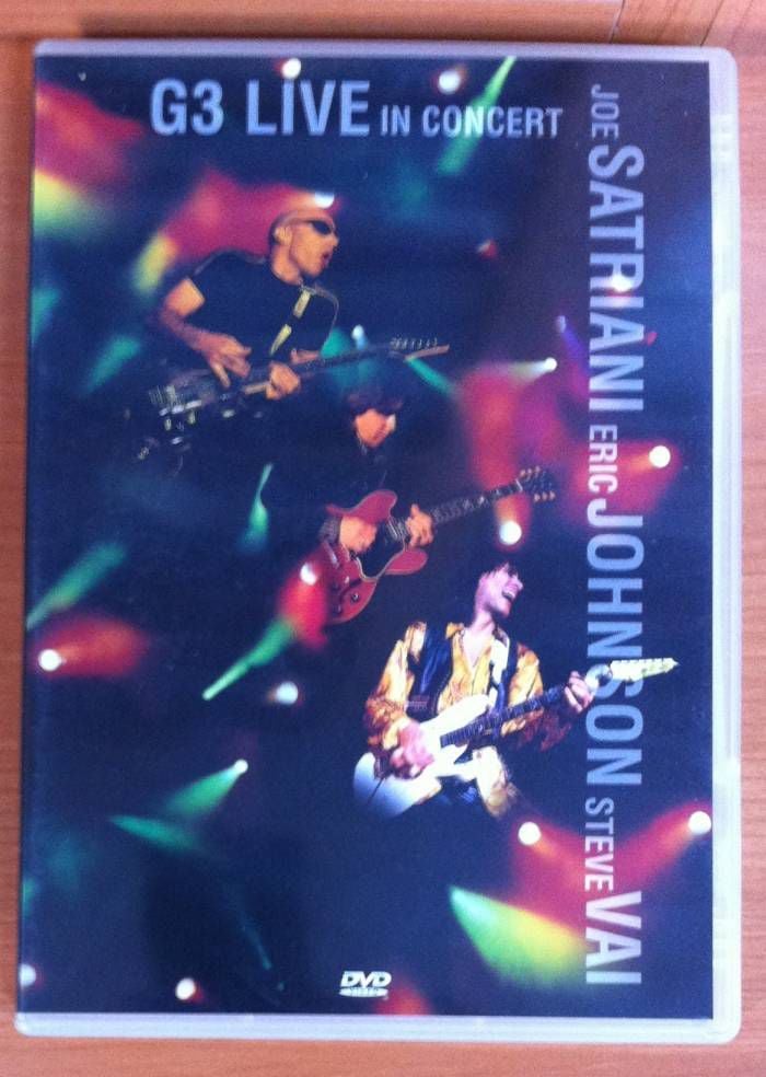 G3 - LIVE IN CONCERT (2000) - JOE SATRIANI - ERIC JOHNSON - STEVE VAI - DVD 2.EL