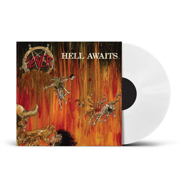 SLAYER - HELL AWAITS (1985) - LP 2026 WHITE COLOURED EDITION SIFIR PLAK