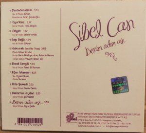 SİBEL CAN - BENİM ADIM AŞK - CD 2.EL