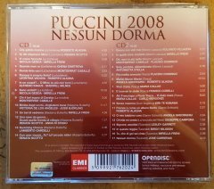 PUCCINI NESSUN DORMA 2008 2CD DOMINGO CALLAS GARRETT CARRERAS 2.EL