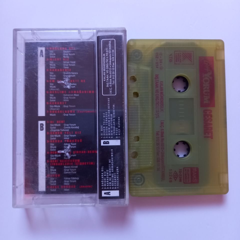 GRUP YORUM - CESARET (1992) - KASET 2.EL