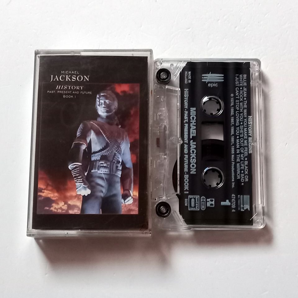 MICHAEL JACKSON HISTORY / PAST, PRESENT AND FUTURE BOOK 1 (1995) - KASET MADE IN HOLLAND 2.EL