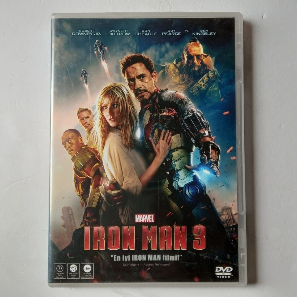 IRON MAN 3 - ROBERT DOWNEY JR, GWYNETH PALTROW - DVD 2.EL