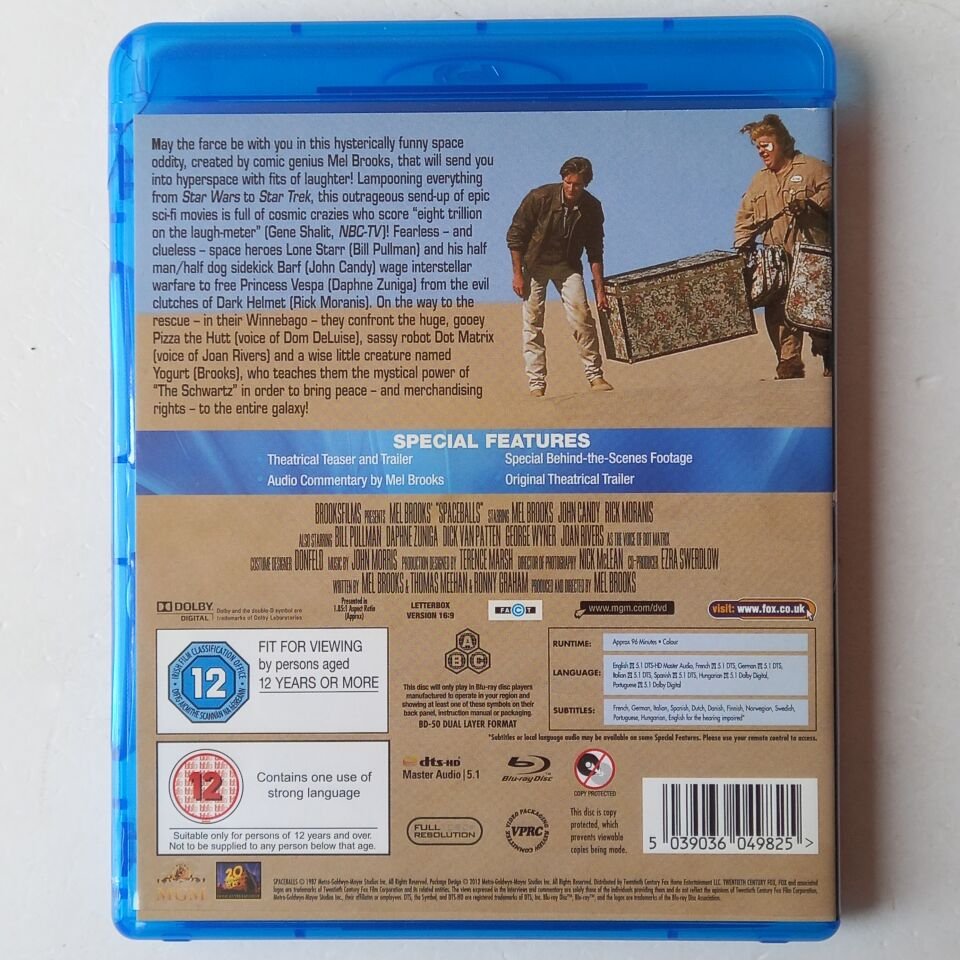 SPACEBALLS - MEL BROOKS, JOHN CANDY - BLU-RAY 2.EL