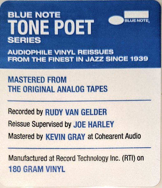 BOBBY HUTCHERSON - OBLIQUE (1979) - LP BLUE NOTE TONE POET SERIES 180GR 2020 EDITION SIFIR PLAK