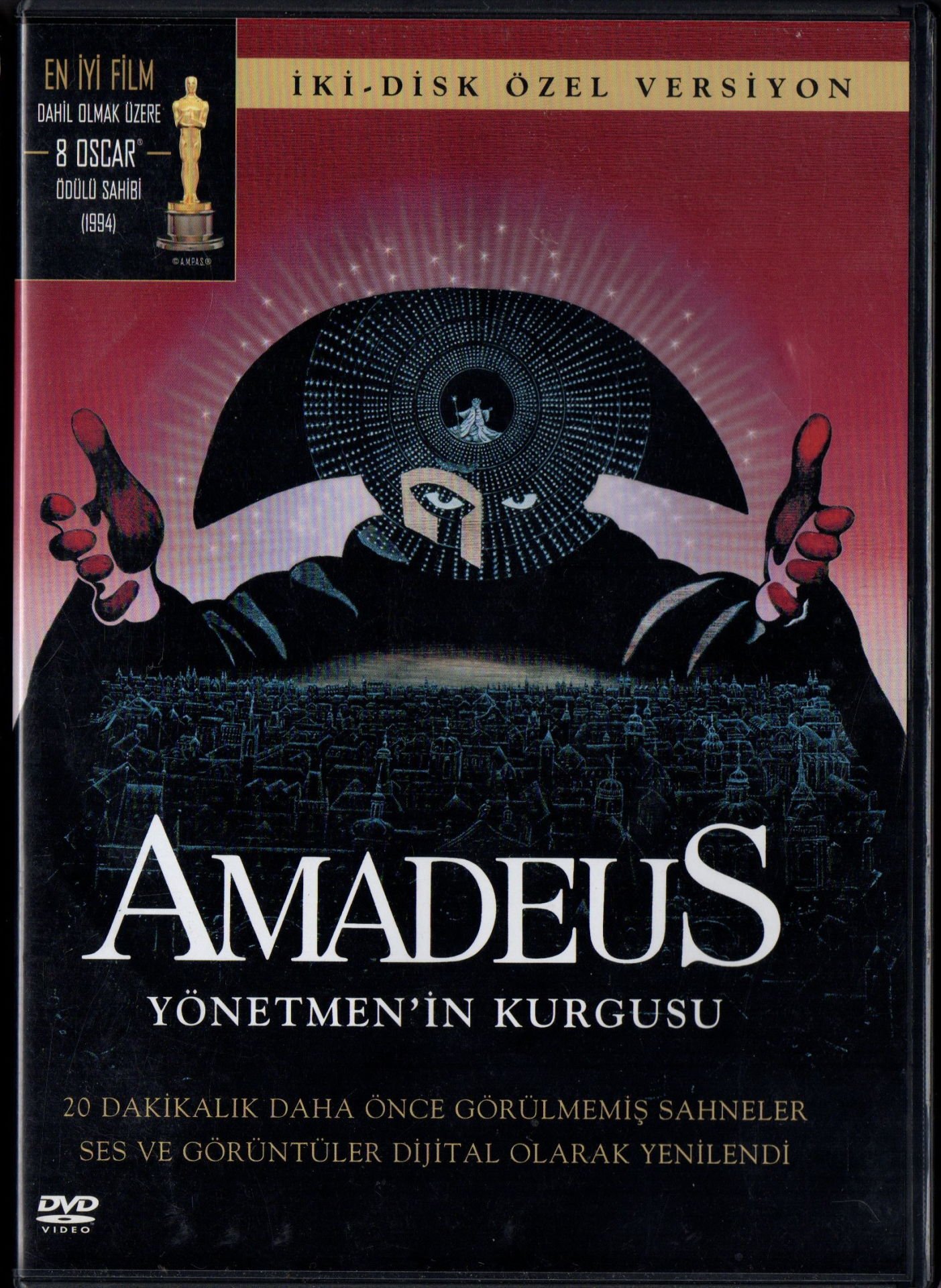 AMADEUS - MILOS FORMAN - YÖNETMEN'İN KURGUSU - 2xDVD 2.EL
