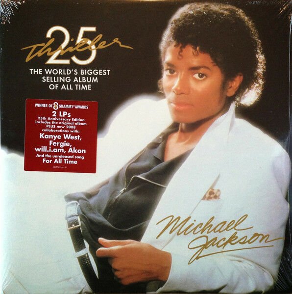 MICHAEL JACKSON – THRILLER / 25TH ANNIVERSARY KANYE WEST FERGIE AKON (2008) - 2LP GATEFOLD SIFIR PLAK