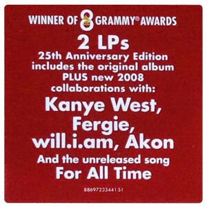 MICHAEL JACKSON – THRILLER / 25TH ANNIVERSARY KANYE WEST FERGIE AKON (2008) - 2LP GATEFOLD SIFIR PLAK