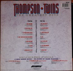 THOMPSON TWINS - THE GREATEST HITS (1990) - PLAK+12'' MAXI SINGLE 2.EL