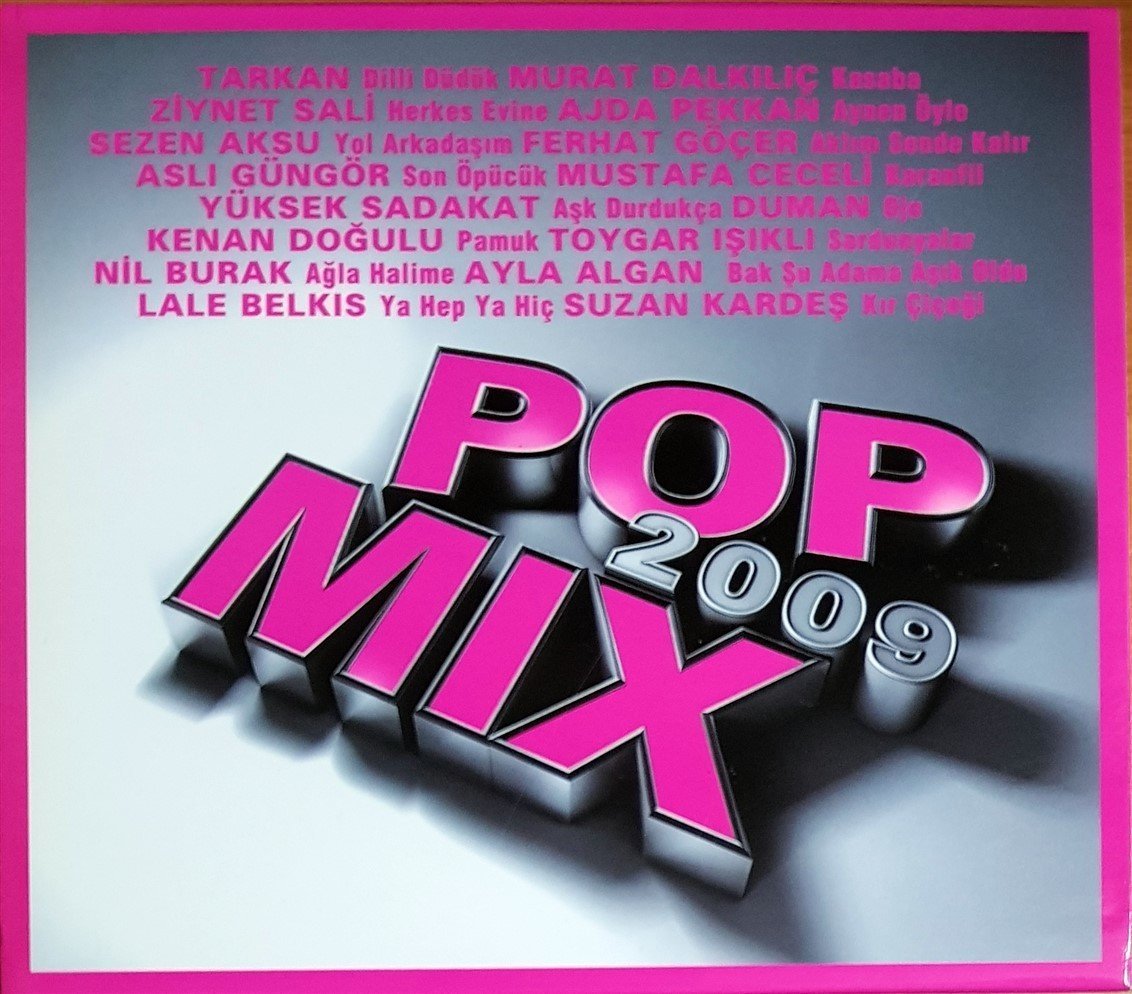 POP MIX 2009 / TARKAN, SEZEN AKSU, ZİYNET SALİ, FERHAT GÖÇER, AYLA ALGAN, AJDA PEKKAN (2009) DMC CD 2.EL