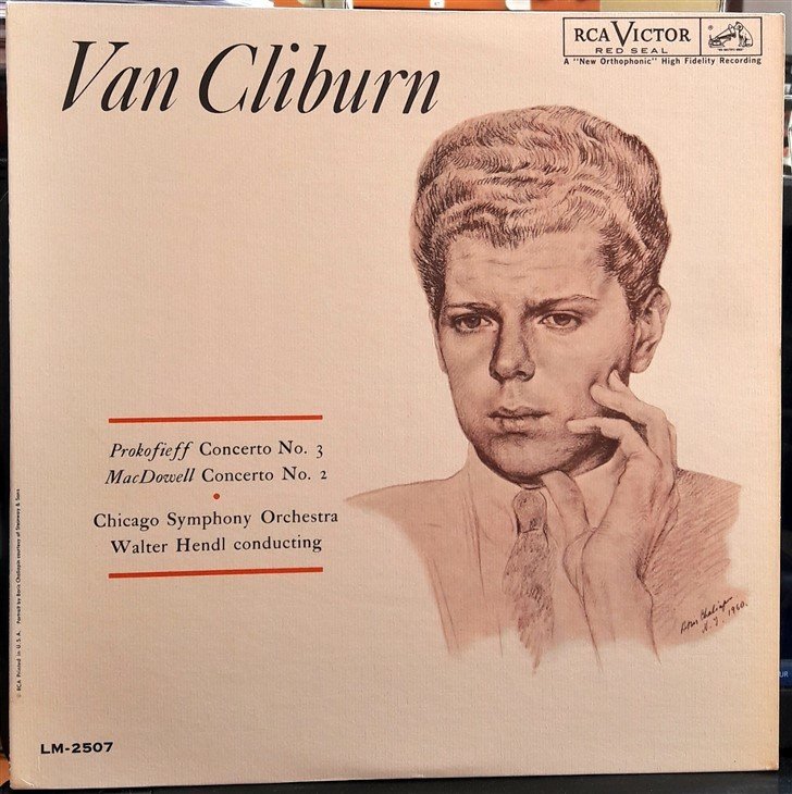 PROKOFIEV: PIANO CONCERTO NO.3, MacDOWELL: CONCERTO NO.2, VAN CLIBURN, CHICAGO SYMPHONY ORCHESTRA, WALTER HENDL (1961) - PLAK 2.EL