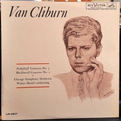 PROKOFIEV: PIANO CONCERTO NO.3, MacDOWELL: CONCERTO NO.2, VAN CLIBURN, CHICAGO SYMPHONY ORCHESTRA, WALTER HENDL (1961) - PLAK 2.EL