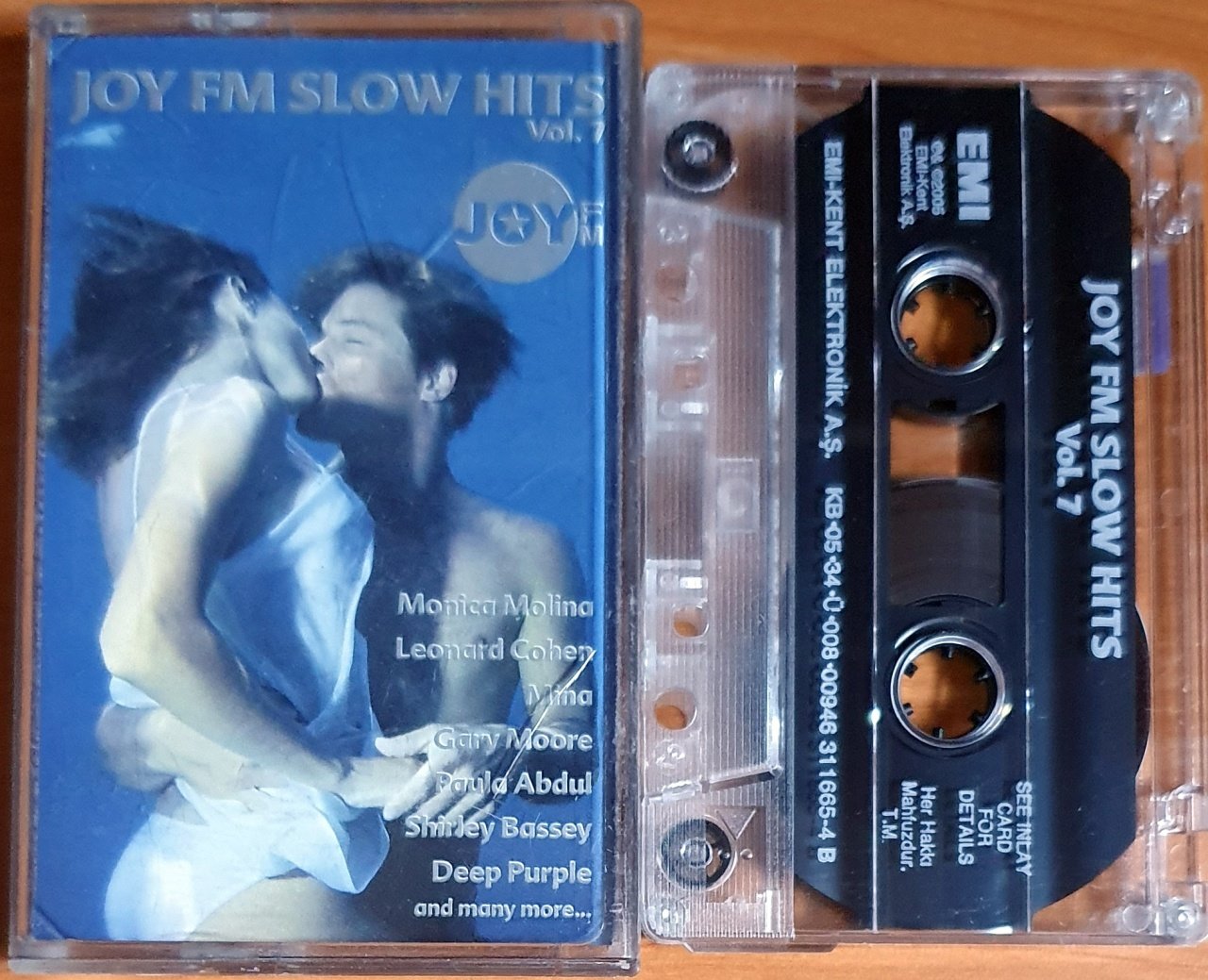 JOY FM SLOW HITS VOL.7 / MONICA MOLINA, LEONARD COHEN, MINA, GARY MOORE, PAULA ABDUL (2005) - KASET 2.EL
