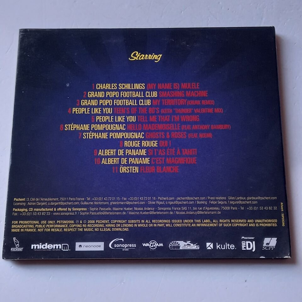 MIDEM 2008 PRESENTS THE PSCHENT ALL-STAR CREW (2008) - CD DIGIPAK 2.EL