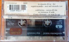 UMBERTO TOZZI - EQUIVOCANDO CASSETTE MADE IN TURKEY ''NEW''