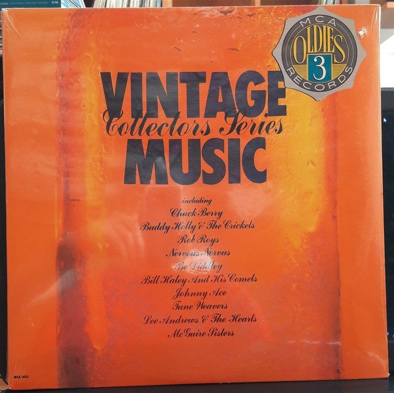 VINTAGE MUSIC VOLUME 3 - CHUCK BERRY, BUDDY HOLLY, BILL HALEY, JOHNNY ACE (1986) - PLAK SIFIR