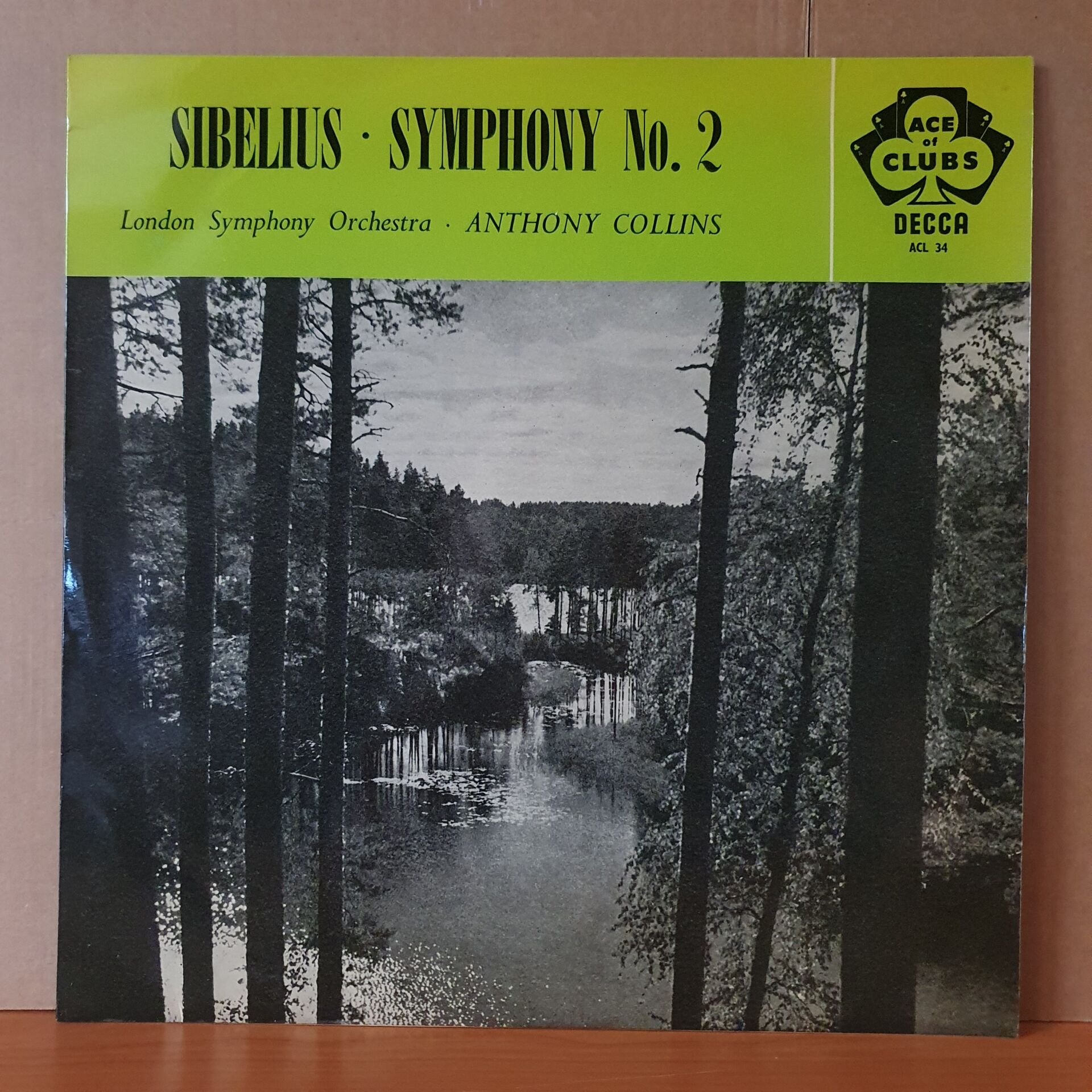 SIBELIUS: SYMPHONY NO.2 / LONDON SYMPHONY ORCHESTRA, ANTHONY COLLINS (1959) - LP 2.EL PLAK