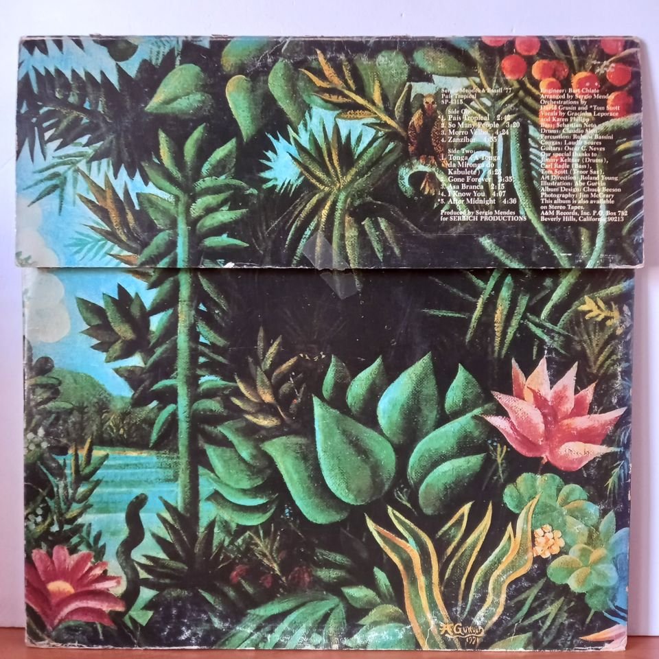 SERGIO MENDES & BRASIL '77 – PAIS TROPICAL (1971) - LP 2.EL PLAK