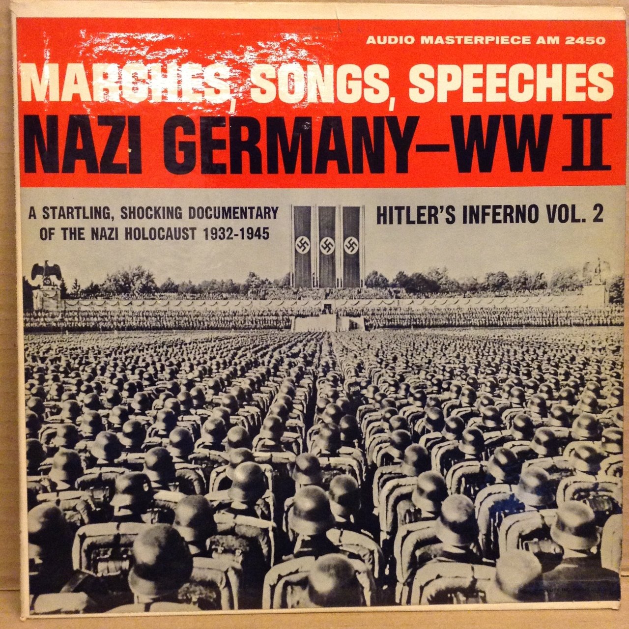 HITLER'S INFERNO VOL.2 NAZI GERMANY MARCHES, SONGS, SPEECHES  GERMANY 1932-1945 2.EL PLAK