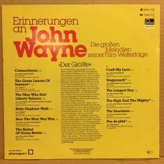 ERINNERUNGEN AN JOHN WAYNE 1979 2.EL PLAK
