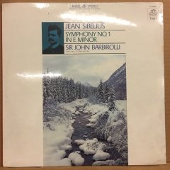 SIBELIUS - SYMPHONY NO.1 SIR JOHN BARBIROLLI SIFIR PLAK