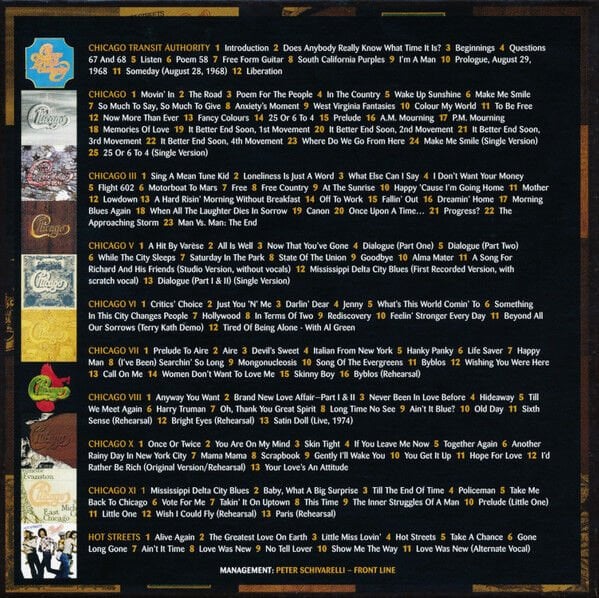 CHICAGO – THE STUDIO ALBUMS 1969-1978 (2012) - 10CD REMASTERED REISSUE AMBALAJINDA SIFIR