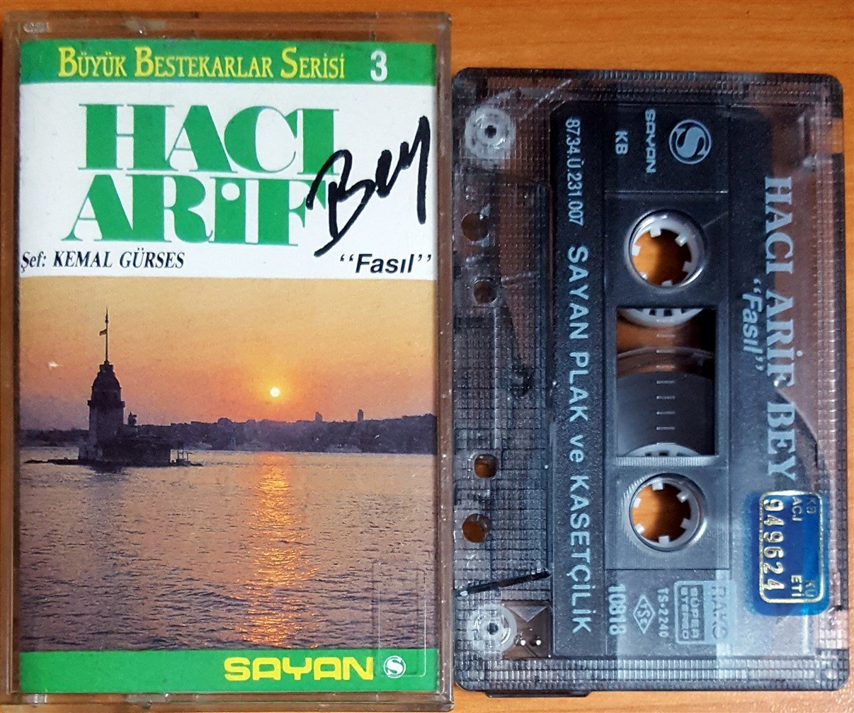 HACI ARİF BEY / BÜYÜK BESTEKARLAR SERİSİ 3 / SAYAN KASET 2.EL