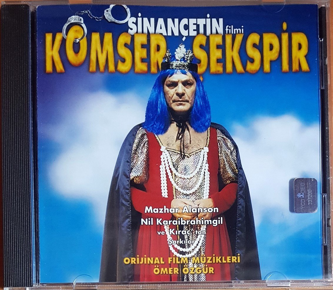 KOMSER ŞEKSPİR ORJİNAL FİLM MÜZİKLERİ / MAZHAR ALANSON, NİL KARAİBRAHİMGİL, KIRAÇ, ÖMER ÖZGÜR (2001) NR1 CD 2.EL
