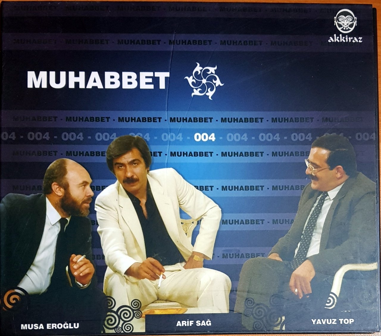 MUHABBET 004 / MUSA EROĞLU, ARİF SAĞ, YAVUZ TOP / AKKİRAZ MÜZİK CD 2.EL