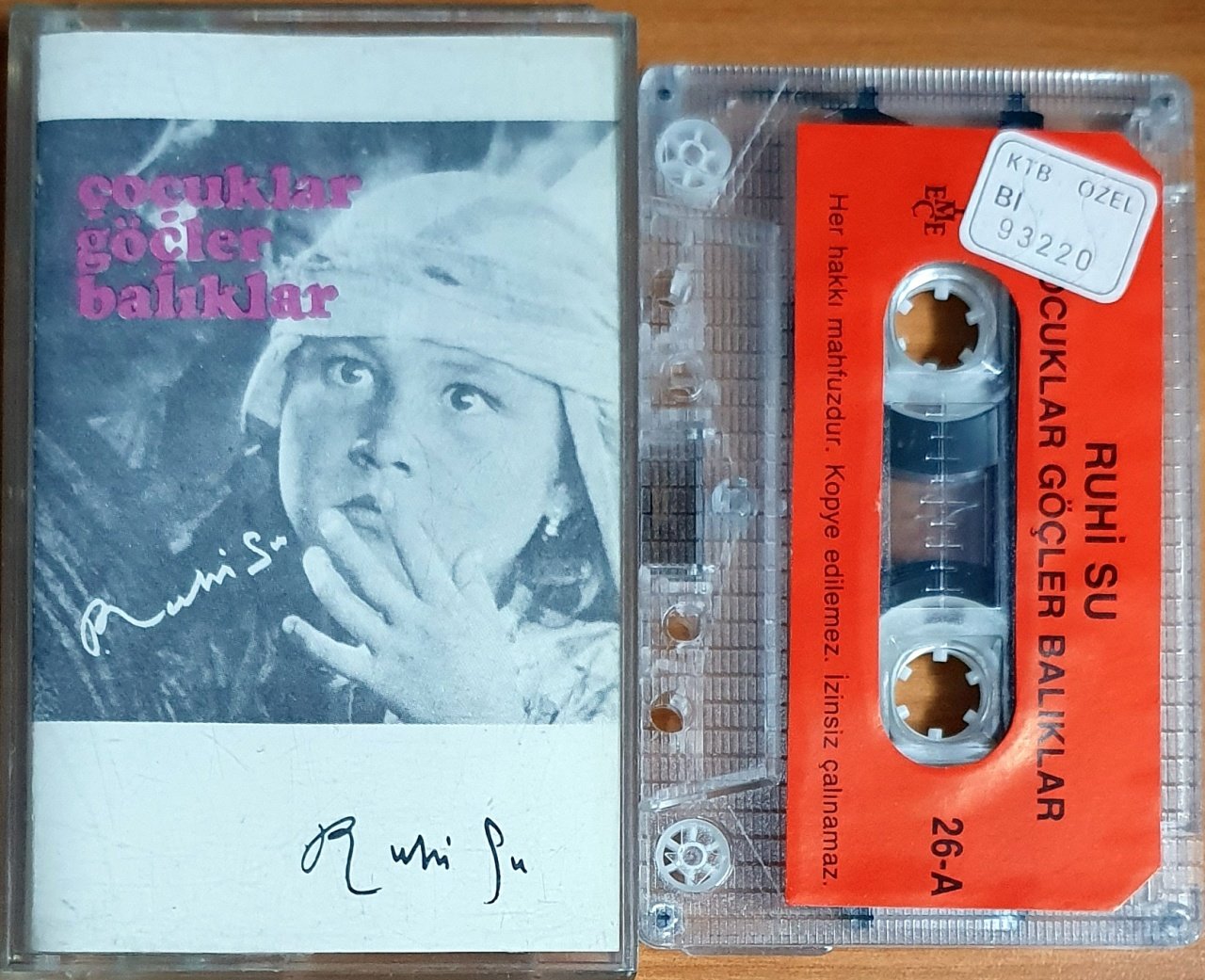 RUHİ SU - ÇOCUKLAR GÖÇLER BALIKLAR - KASET İMECE 2.EL
