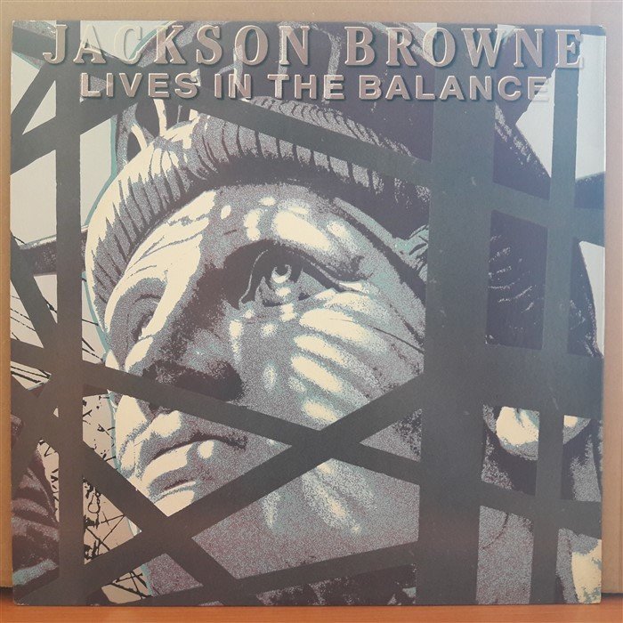 JACKSON BROWNE - LIVES IN THE BALANCE (1986) - PLAK 2.EL