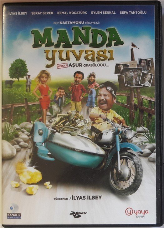 MANDA YUVASI - İLYAS İLBEY - SERAY SEVER - İLYAS İLBEY - DVD 2.EL