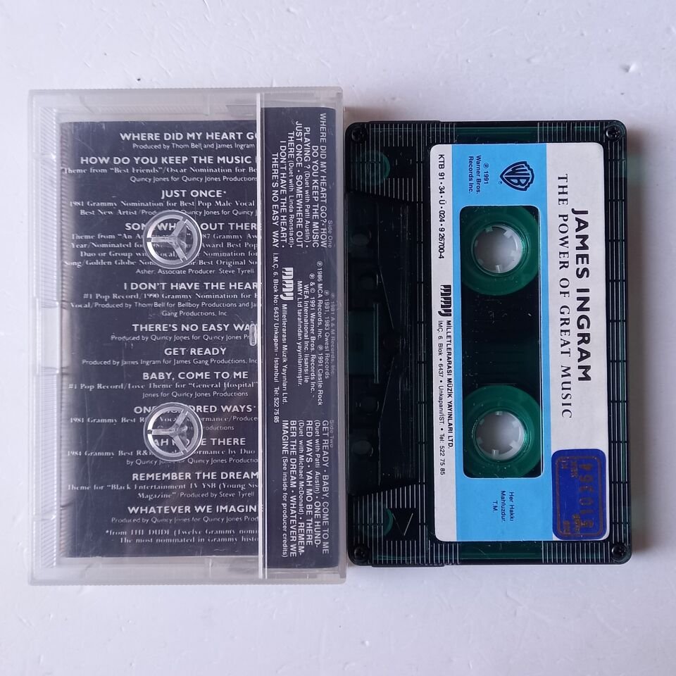 JAMES INGRAM - THE POWER OF GREAT MUSIC (1991) - KASET 2.EL