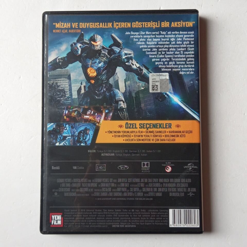 PASİFİK SAVAŞI İSYAN / PACIFIC RIM UPRISING - DVD 2.EL