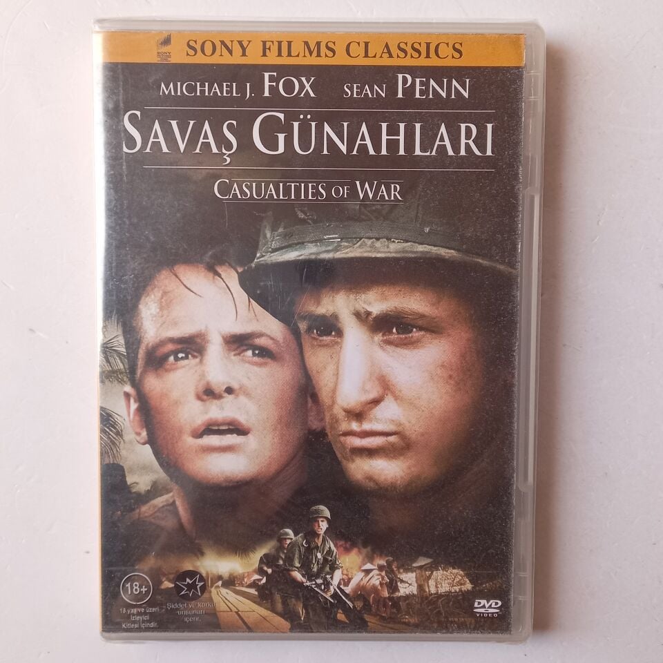 SAVAŞ GÜNAHLARI / CASUALTIES OF WAR - MICHAEL J. FOX, SEAN PENN - DVD AMBALAJINDA SIFIR