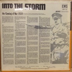 INTO THE STROM THE COMING OF WAR 1939 VOICES OF ROOSEVELT HITLER MUSSOLINI CHURCHILL.. DÖNEM BASKI SIFIR PLAKEL PLAK