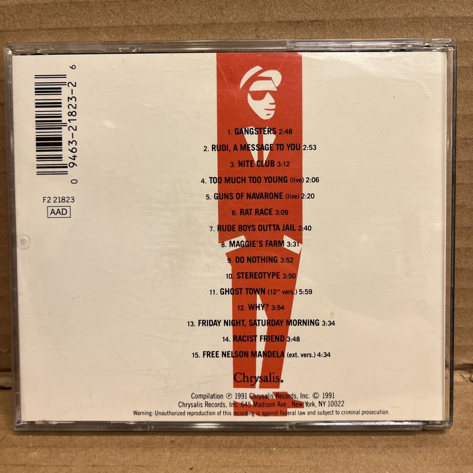 THE SPECIALS – THE SINGLES COLLECTION (1991) - CD 2.EL