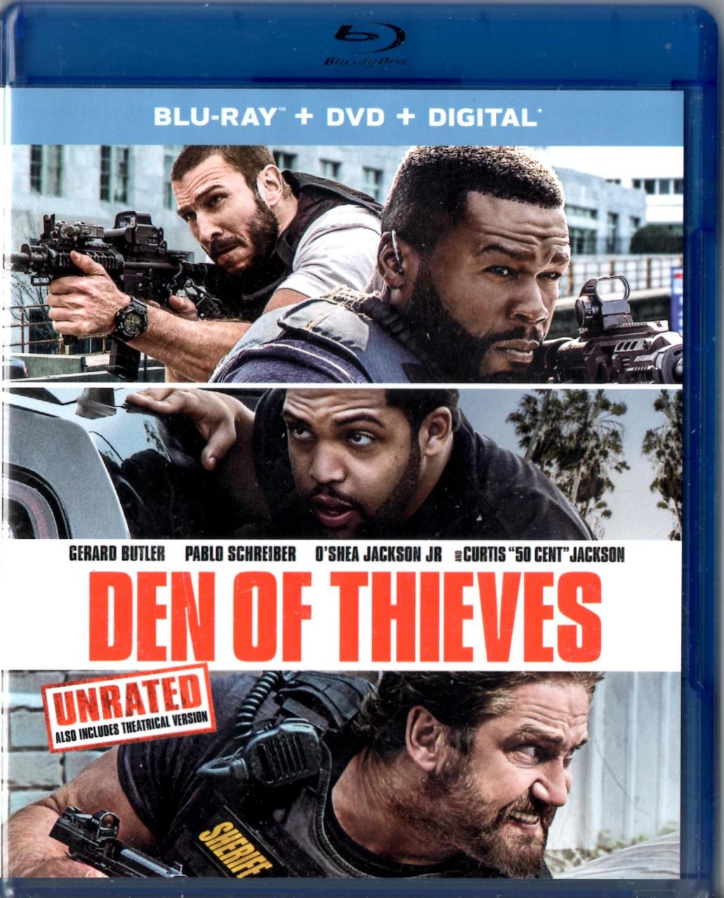 DEN OF THIEVES - GERARD BUTLER - PABLO SCHREIBER - BLU-RAY+DVD 2.EL 1. BÖLGE TR ALTYAZI YOKTUR