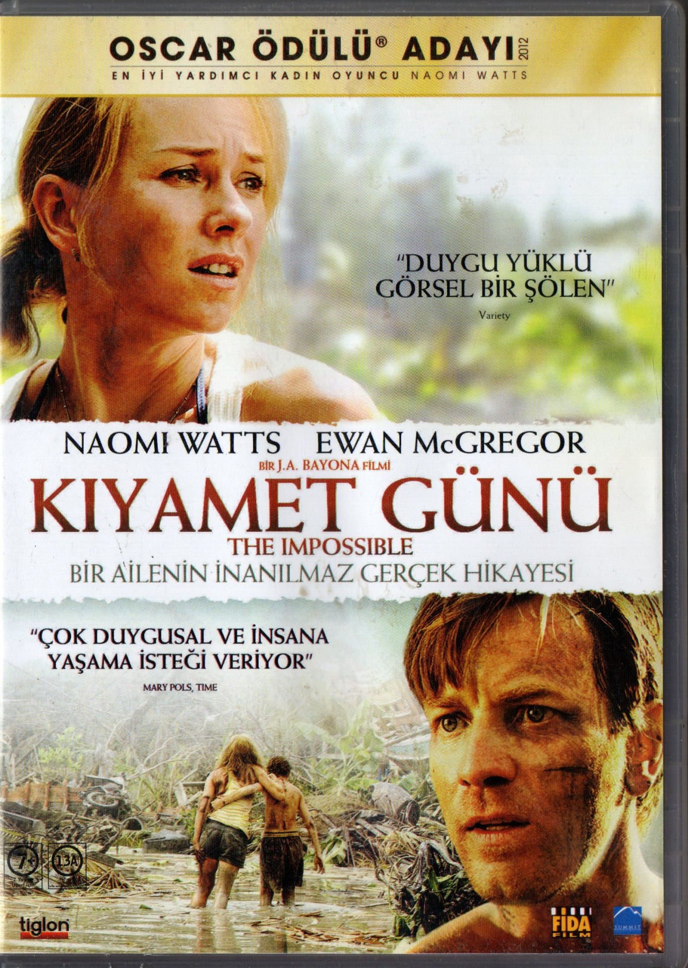 THE IMPOSSIBLE - KIYAMET GÜNÜ - NAOMI WATTS - EVAN McGREGOR - DVD 2.EL