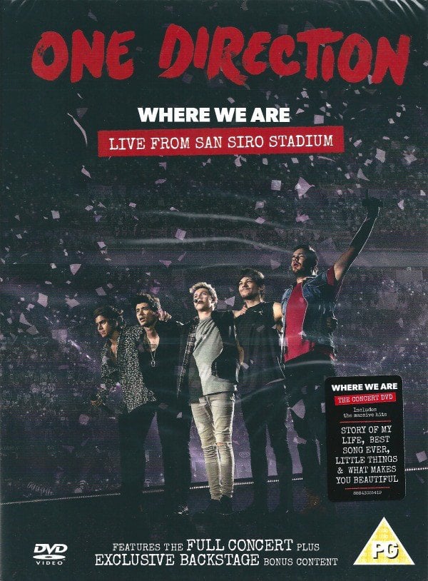 ONE DIRECTION - WHERE WE ARE LIVE FROM SAN SIRO STADIUM (2014) - DVD SIFIR