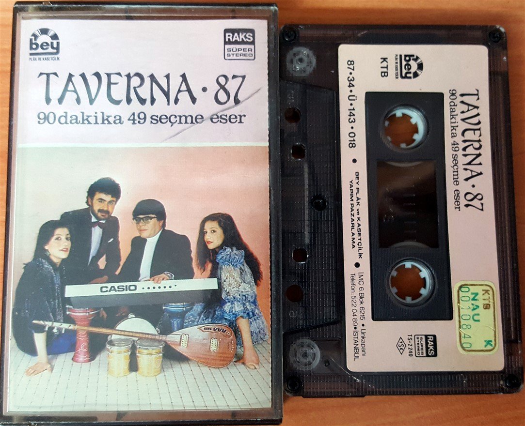 TAVERNA 87 - 90 DAKİKA 49 SEÇME ESER KASET 2.EL