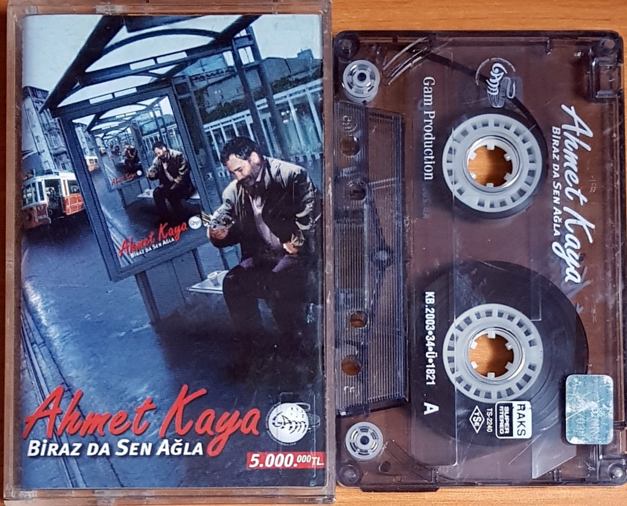 AHMET KAYA - BİRAZ DA SEN AĞLA (2003) GAM PRODUCTION KASET 2.EL
