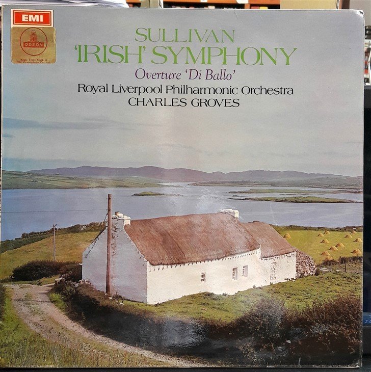 SULLIVAN: IRISH SYMPHONY, ROYAL LIVERPOOL PHILHARMONIC ORCHESTRA, CHARLES GROVES (1968) - PLAK 2.EL