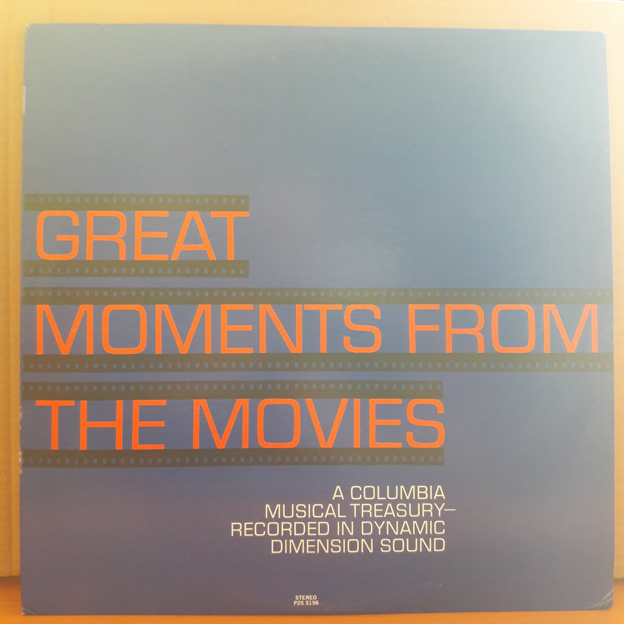 GREAT MOMENTS FROM THE MOVIES (1968) - 2LP 2.EL PLAK